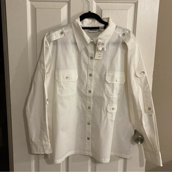 Chico’s Design size 3 long sleeves shirt - Picture 1 of 6